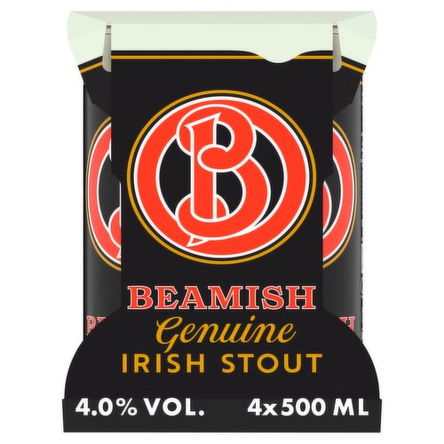 Beamish Genuine Irish Stout 4 x 500ml