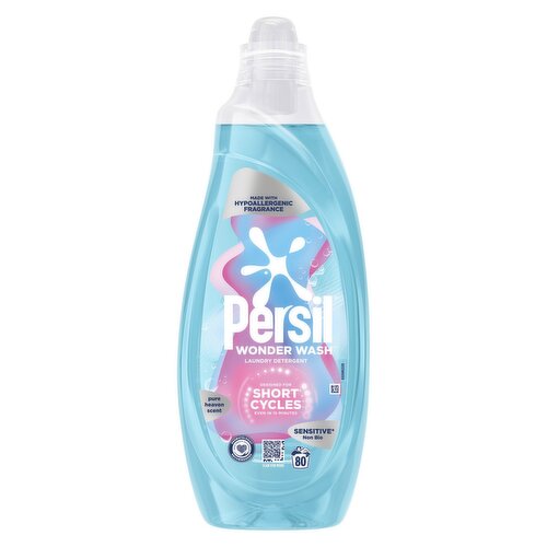 Persil Wonder Wash Sensitive* Non Bio Liquid Detergent 80 Washes