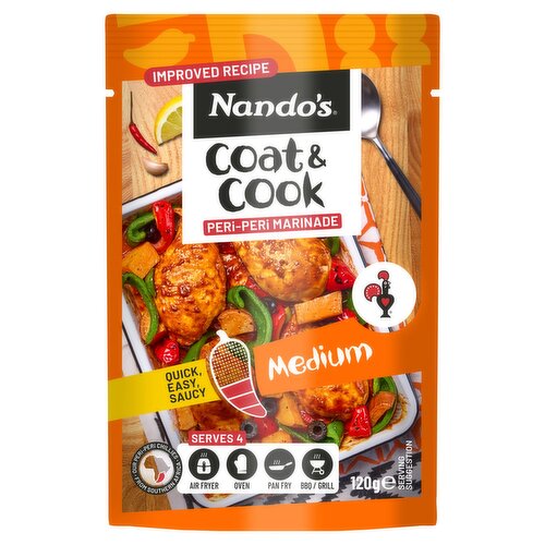 Nando's Medium Coat & Cook Peri-Peri Marinade 120g