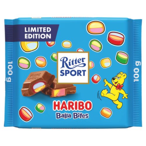 Ritter Sport Limited Edition Haribo Balla Bites 100g