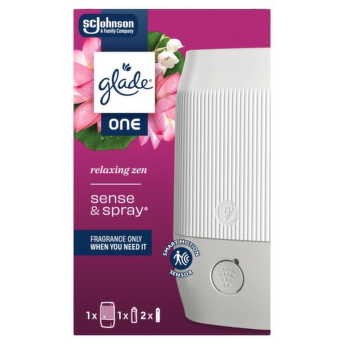 Glade ONE Sense & Spray Starter Kit, Relaxing Zen, 1x13ml
