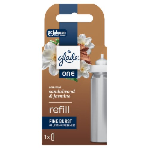 Glade ONE Universal Capsule Refill Pack,Sensual Sandalwood & Jasmine, 1x13ml
