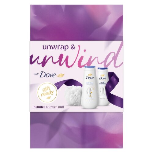 DOVE Unwind Body Wash Collection Gift Set 2 piece