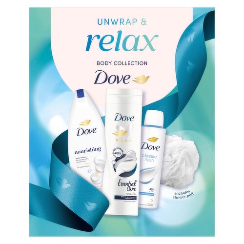 Multi Branded Dove Relax Body Collection Gift Set 3 piece