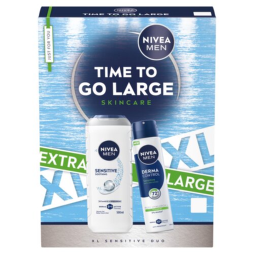Nivea Men Time to Go Large Skincare XL Sensitive Duo