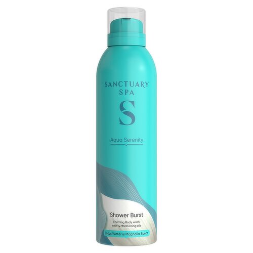 Sanctuary Spa Aqua Serenity Shower Burst Lotus Water & Magnolia Scent 200ml