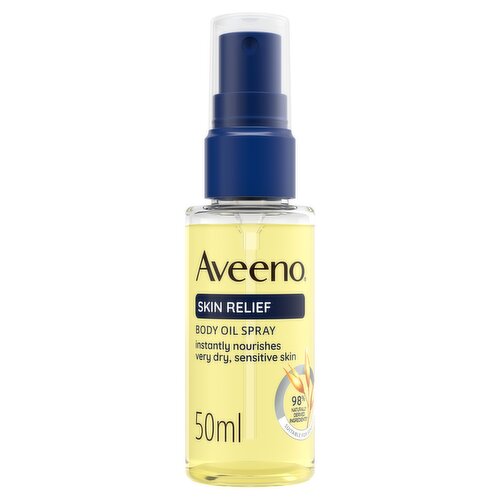 Aveeno Skin Relief Body Oil Spray 50ml - Dry to Very Dry, Sensitive Skin