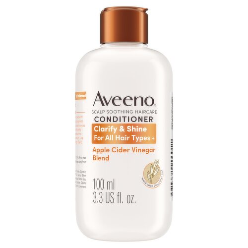 Aveeno Haircare Clarify and Shine+ Apple Cider Vinegar Conditioner 100ml