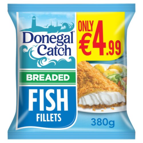 Donegal Catch Breaded Fish Fillets 380g