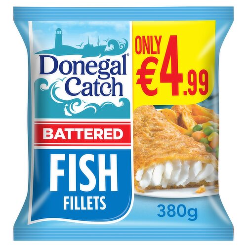 Donegal Catch Battered Fish Fillets 380g