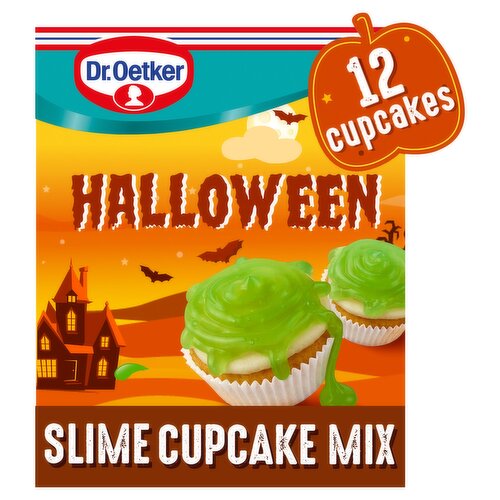 Dr. Oetker The Spooks of Halloween Slime Cupcake Mix 375g