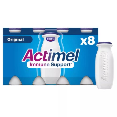 Actimel Original Immunity Yoghurt Drink Multipack, 8x100g