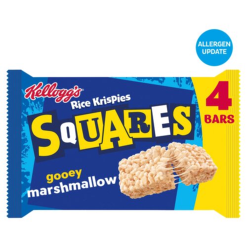 Kellogg's Rice Krispies Squares Chewy-Tastic Marshmallow Snack Bars 4x28g