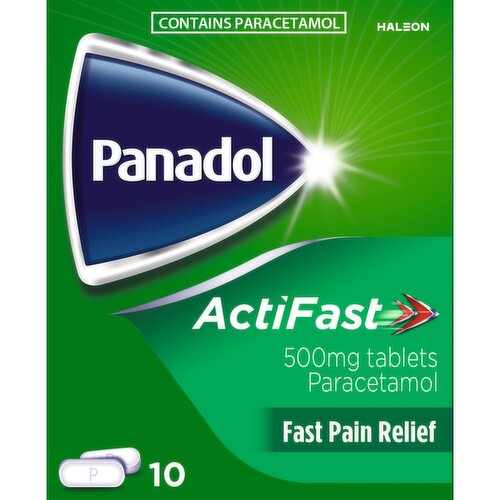 Panadol ActiFast 500mg Tablets 10 Tablets