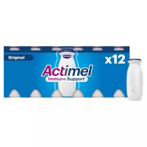 Actimel Original Immunity Yoghurt Drink Multipack, 12x100g