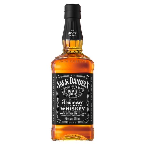 Jack Daniel's Old No.7 Brand Tennessee Sour Mash Whiskey 70cl