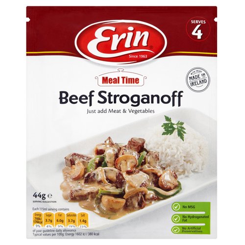 Erin Meal Time Beef Stroganoff 44g