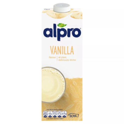 Alpro Soya Vanilla Original Long Life Dairy Free Drink 1L