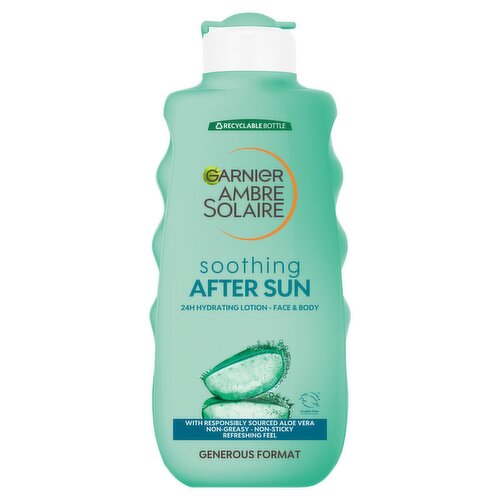 Garnier Ambre Solaire Soothing After Sun  Aloe Vera Lotion 400ml