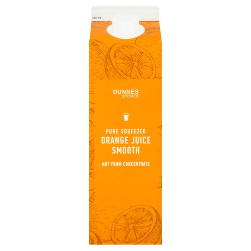 Dunnes Stores Pure Squeezed Orange Juice Smooth Not From Concentrate 1L