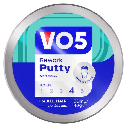 VO5 Rework Putty 150ml - Dunnes Stores