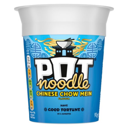 Pot Noodle Chinese Chow Mein Instant Noodles 90 g