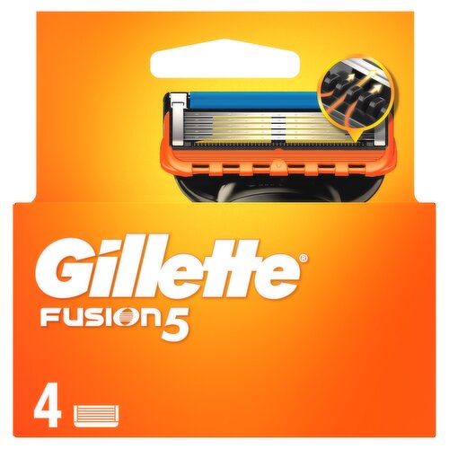 Gillette Fusion5 Razor Refills For Men x4