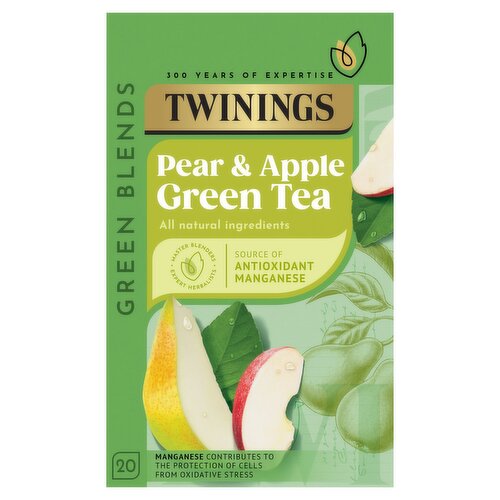 Twinings Apple & Pear Green Tea 20 Tea Bags 40g