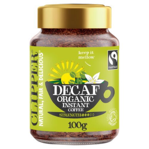 Clipper Fairtrade Organic Decaf Coffee 100g