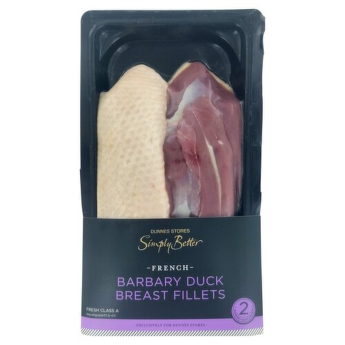 Dunnes Stores Simply Better 2 French Barbary Duck Breast Fillets 400g