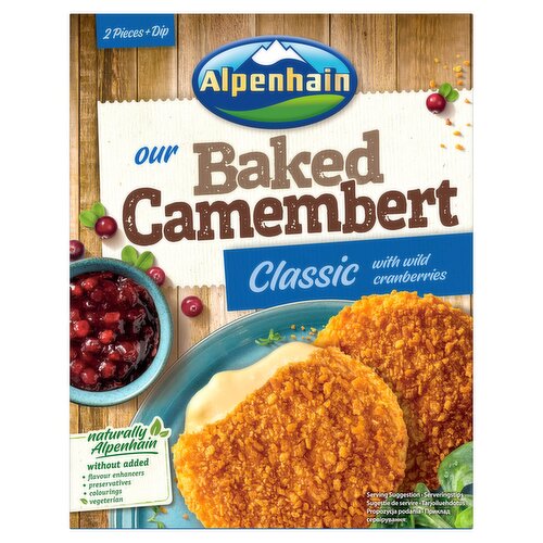 Alpenhain Our Baked Camembert Classic with Wild Cranberries 200g