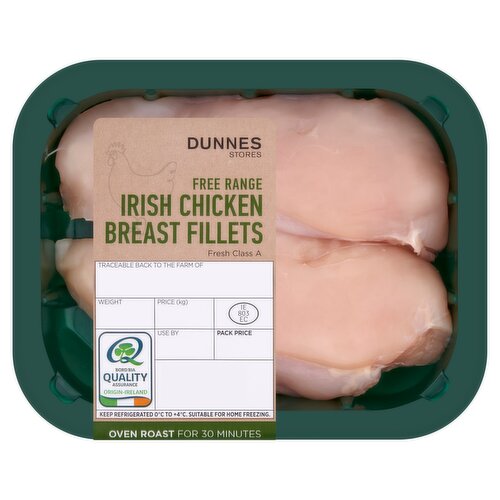 Dunnes Stores Free Range Irish Chicken Breast Fillets 285g