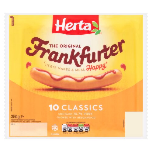 Herta The Original Frankfurter 10 Classics 350g