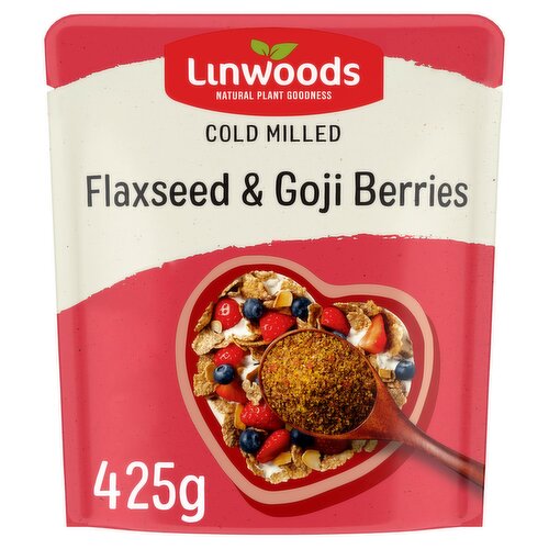 Linwoods Organic Cold Milled Flaxseed & Goji Berries 425g