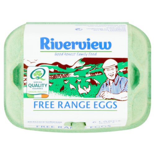 Riverview 6 Large Free Range Eggs