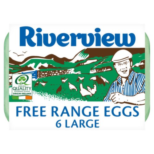 Riverview 6 Large Free Range Eggs