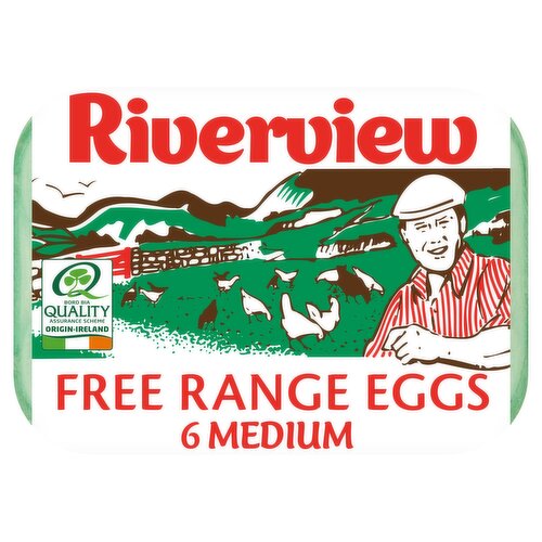 Riverview 6 Medium Free Range Eggs