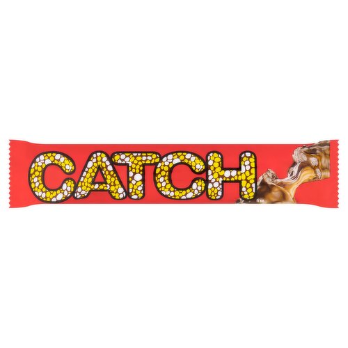 Catch Soft Caramel and Crisped Rice in Milk Chocolate 45g