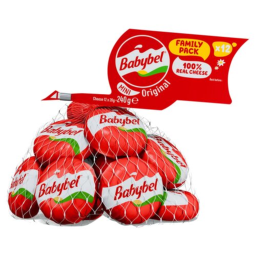 Mini Babybel Original Cheese Snacks 12 x 20g