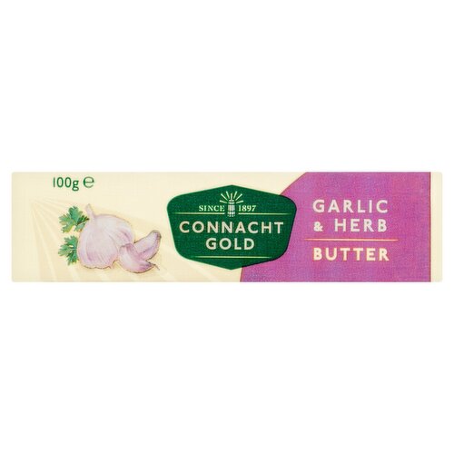 Connacht Gold Garlic & Herb Butter 100g