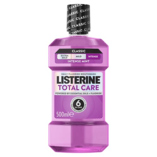 Listerine Total Care Intense Taste Classic Mouthwash 500ml 