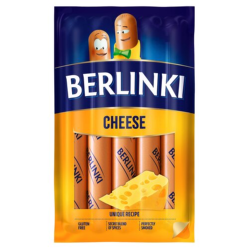 Morliny Berlinki Hotdogs with Cheese 250g