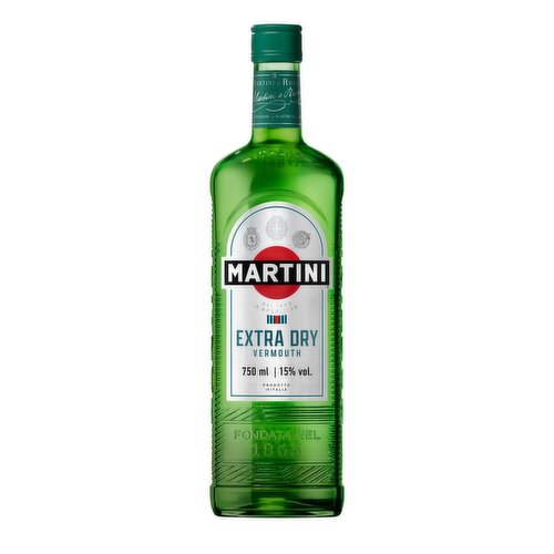 MARTINI Extra Dry Vermouth Aperitivo, 75cl