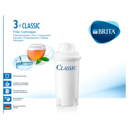 Brita Filter Cartridges Classic 3 Pack