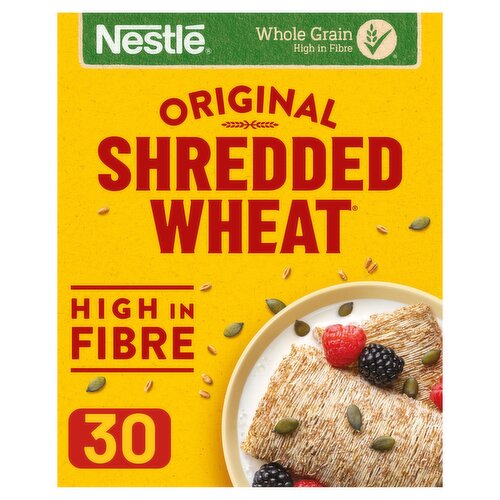 Nestlé Shredded Wheat Original Breakfast Cereal 30 Biscuits 675g