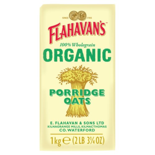 Flahavan's Organic Porridge Oats 1kg