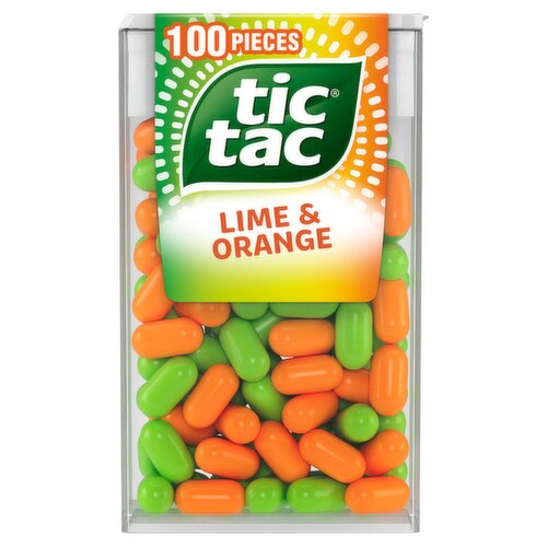 Tic Tac Lime & Orange Mint Sweets 49g