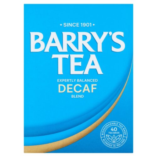 Barry's Tea 40 Decaf Blend Tea Bags 125g - Dunnes Stores