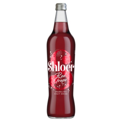 Shloer Red Grape Sparkling Fruit Drink 750ml