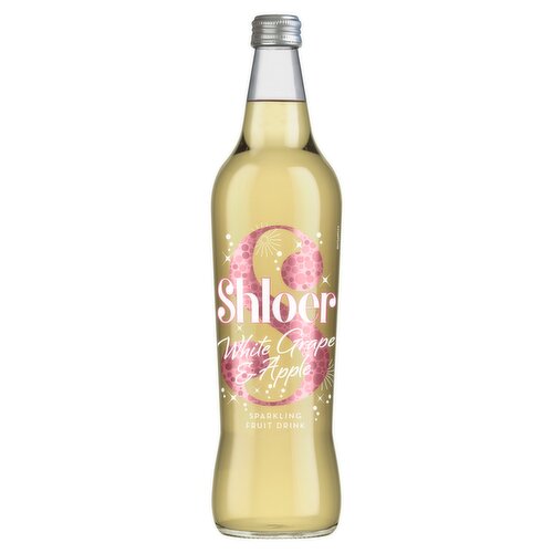Shloer White Grape & Apple Sparkling Fruit Drink 750ml